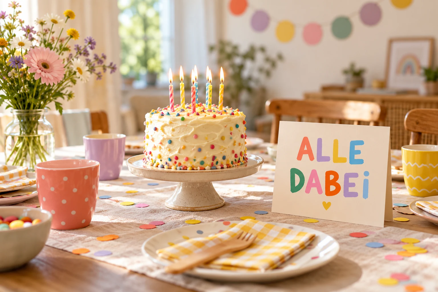 Kindergeburtstag: Alle dabei.